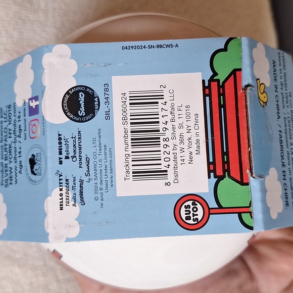 Hello Kitty and Friends Ceramic Bowl w Chopsticks 18 oz - Picture 4 of 7